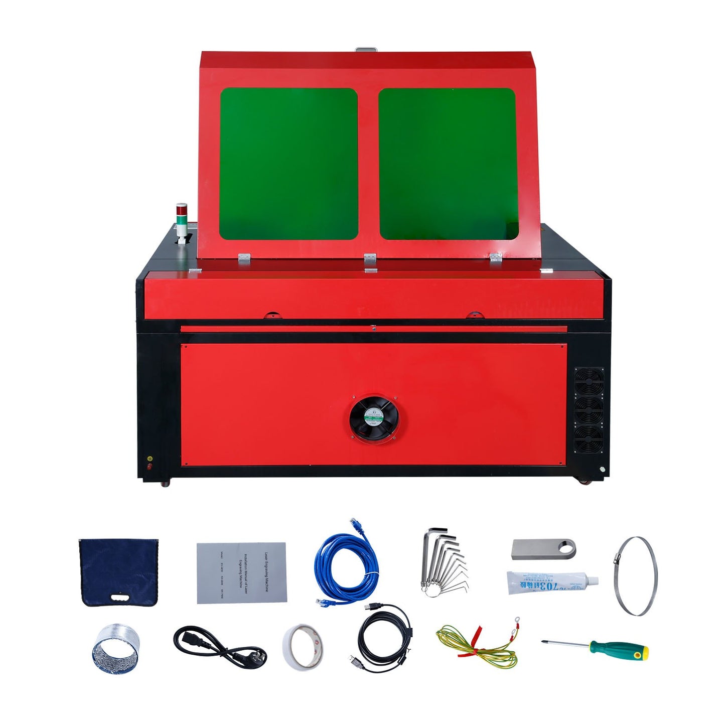 130W CO2 Laser Engraver Engraving Carving Print Machine 900x1400mm Workbed