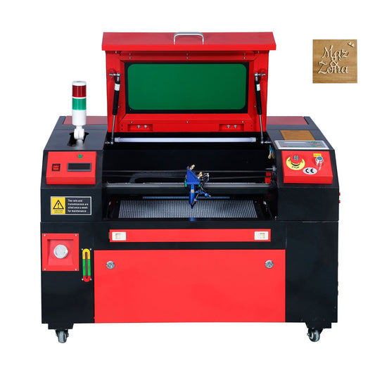 50W CO2 Lasergravör Gravyr Carving Print Machine 300x500 mm Arbetsbädd