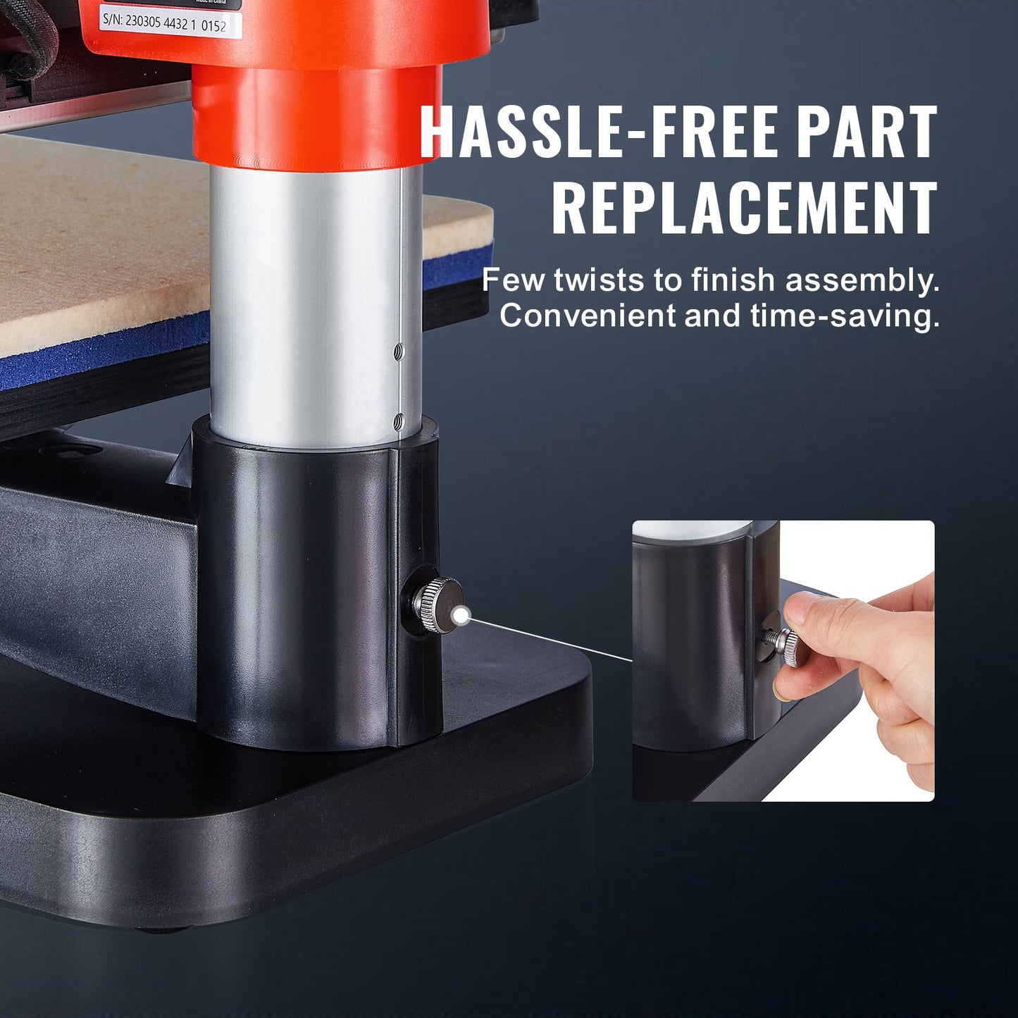 Heat Press Machine 12x15in 6in1 Sublimation Transfer T-shirt tallrik Mugg Cup