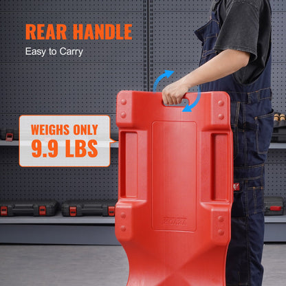 40 i Mechanic Plastic Creeper Automotive Rolling Garage 350 lbs HDPE