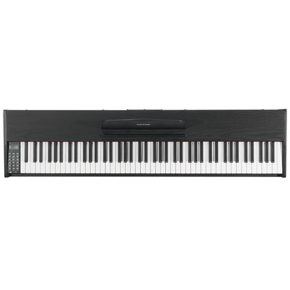 88-tangenter Helviktad digitalpiano Dubbelklaviaturläge Skåpfäste Bänk