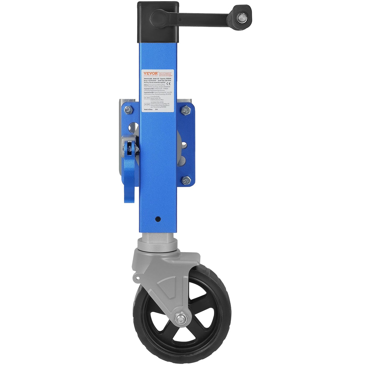 Boat Trailer Jack Marine Heavy Duty Swivel Mount Tongue Jack 1600 lbs Load