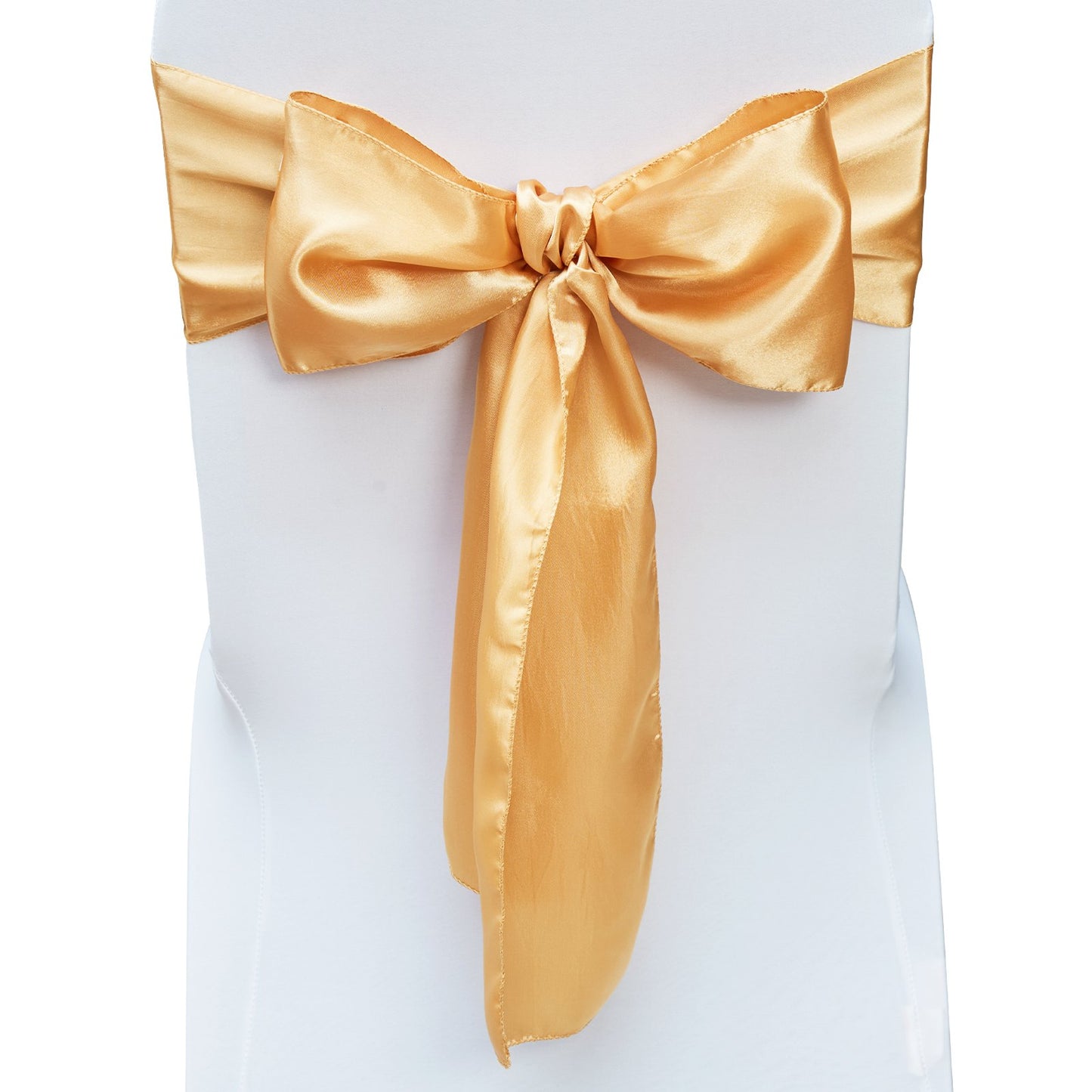 50 PCS Golden Stretch Spandex Stolsbågar Rosett, Stol Slipcover och Stretch Stolsbåge, Elastiska stolsband, Passande Bröllop, Semester, Bankett, Fest, Fest, Stolsdekoration