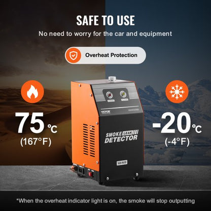 Automotive Smoke Machine Läckagedetektor EVAP Fuel Smoke Machine Läckagetestare |  EU
