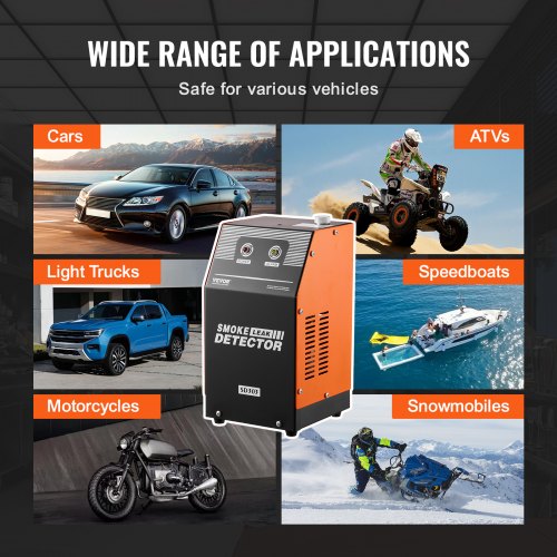 Automotive Smoke Machine Läckagedetektor EVAP Fuel Smoke Machine Läckagetestare |  EU