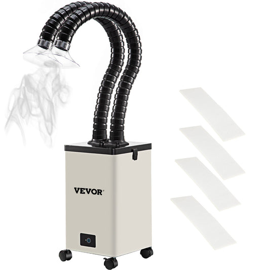 Lödgasutsug, 150W 106 CFM rökabsorbent, 3-stegs filter 3 hastigheter med en slang för lödning, lasergravering och gör-det-själv-svetsning