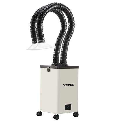 Lödgasutsug, 150W 106 CFM rökabsorbent, 3-stegs filter 3 hastigheter med en slang för lödning, lasergravering och gör-det-själv-svetsning