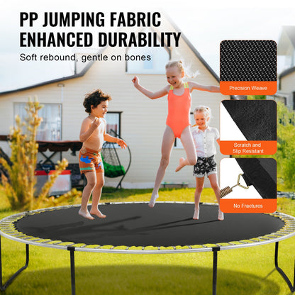 Ersättningsstudsmatta passar 12 fot ram 72 V-ringar 5,5" fjäderlängd