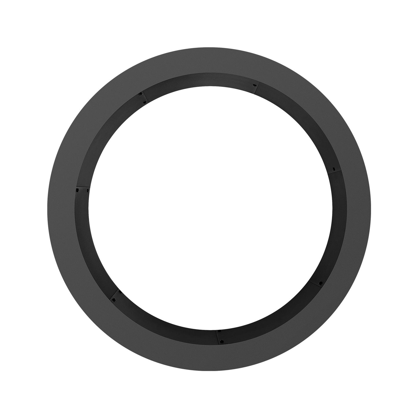 Fire Pit Ring Rund 44 tums yttre stålfoder DIY Campfire Ring Firepit