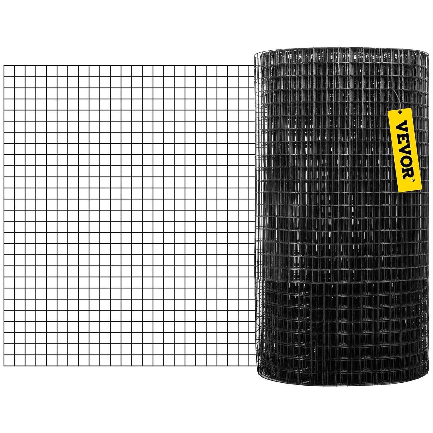 Hardware Cloth, 48\" x 50\' &amp; 1\"x1\" Mesh Size, Galvanized Steel Vinyl Coated 16 Gauge Chicken Wire Fence with a Cutting Pliers and a Pair of Cloth Gloves, for Garden Fencing and Pet Enclosures,