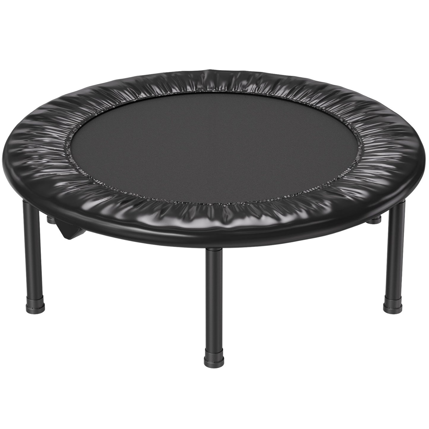 36" Foldable Mini Fitness Trampoline for Adults Indoor Training Rebounder