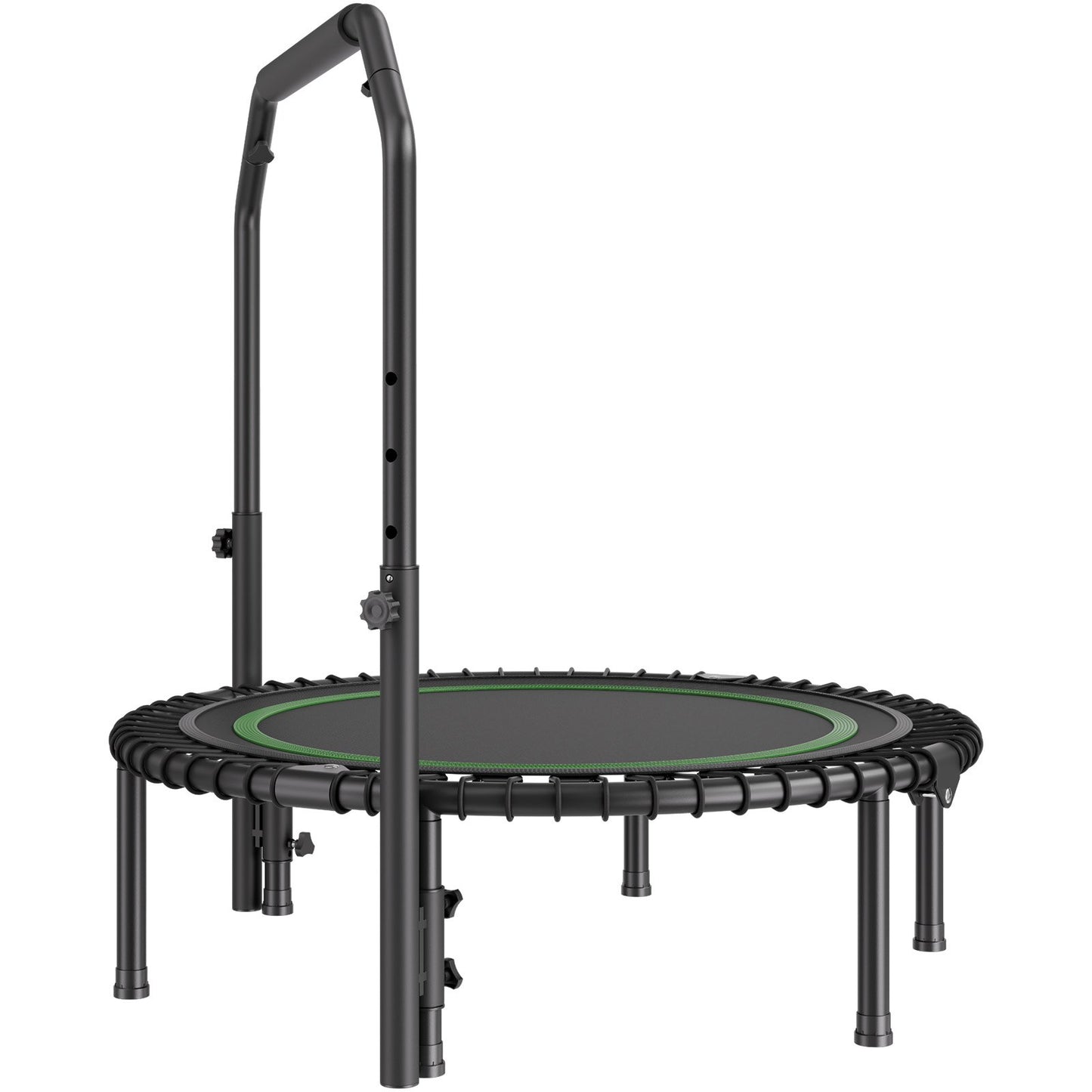 40" Foldable Mini Fitness Trampoline Adult Exercise Rebounder with Handle