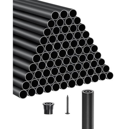 Trappbaluster 101-pack 36 tum aluminiumspindlar med skruvar/räckeskåpor |  EU