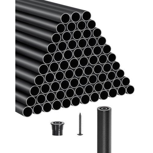 Trappbaluster 101-pack 36 tum aluminiumspindlar med skruvar/räckeskåpor |  EU