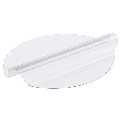 PVC bordsskydd 48 tum runt skrivbordsskydd i klar plast 2,0 mm tjockt