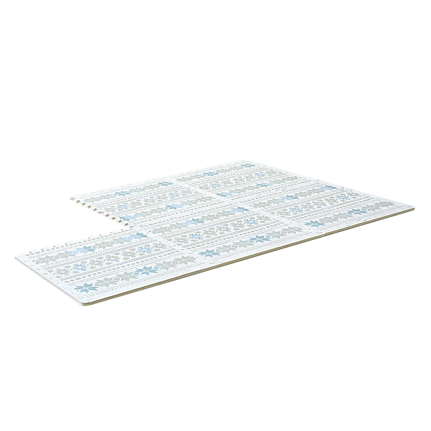 Kids Foam Pussel Golv Lekmatta 0,5 i 6 st Interlocking EVA Soft Tiles