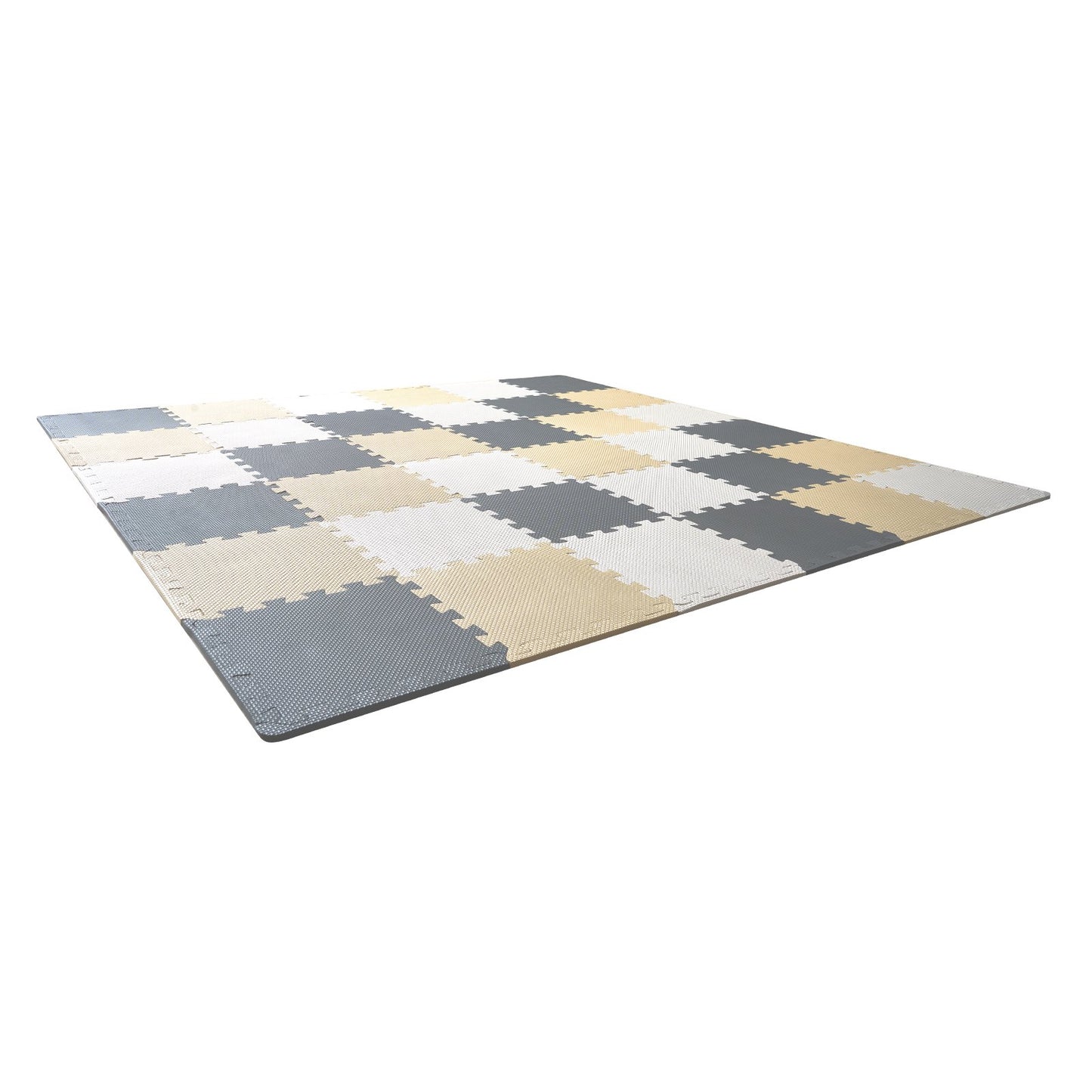 Kids Foam Puzzle Floor Play Mat 0.4 in 36pcs Interlocking EVA Soft Tiles