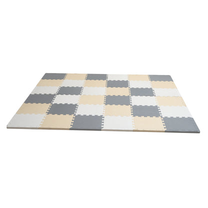 Kids Foam Puzzle Floor Play Mat 0.4 in 36pcs Interlocking EVA Soft Tiles