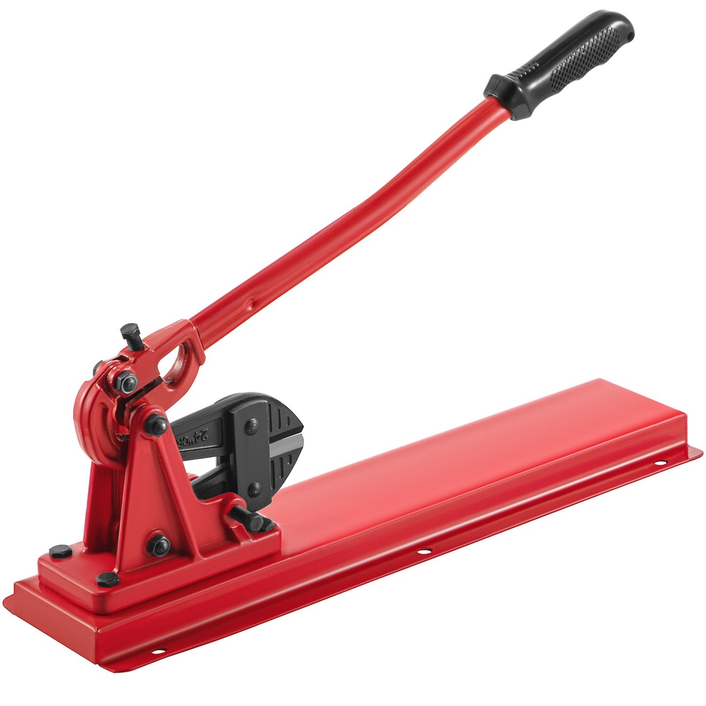 Bench Swager Tool 24\" stålrepspressningsverktyg med crimperkabel bult skärhuvud bänkpressare 1/16\"-3/16\" aluminium/kopparhylsor bänkkabel legering stål crimper swager för 1/2\" vajerrep Fe