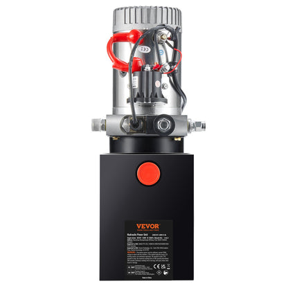 Hydraulic pump 8 Quarts single acting tipper pump Power Unit DC 12V