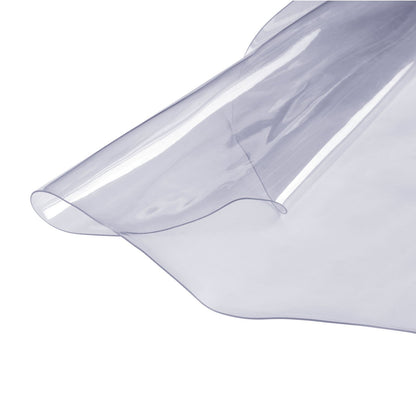 Klart bordsskydd, 48 tum/1230 mm runt bordsöverdrag, 1,5 mm tjock PVC-plastduk, vattentätt skrivbordsskydd för skrivbord, soffbord, matsalsbord
