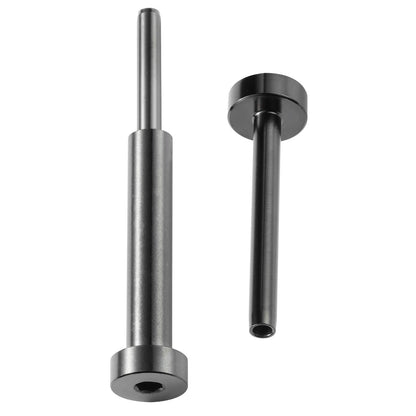 30-pack osynlig kabelräckessats, T316 rostfritt stål 3,2 mm osynlig mottagare och spolstångsände för kabelräcke, spolsträckare 3,2 mm för trä/metallstolpe, kabelräcke, svart