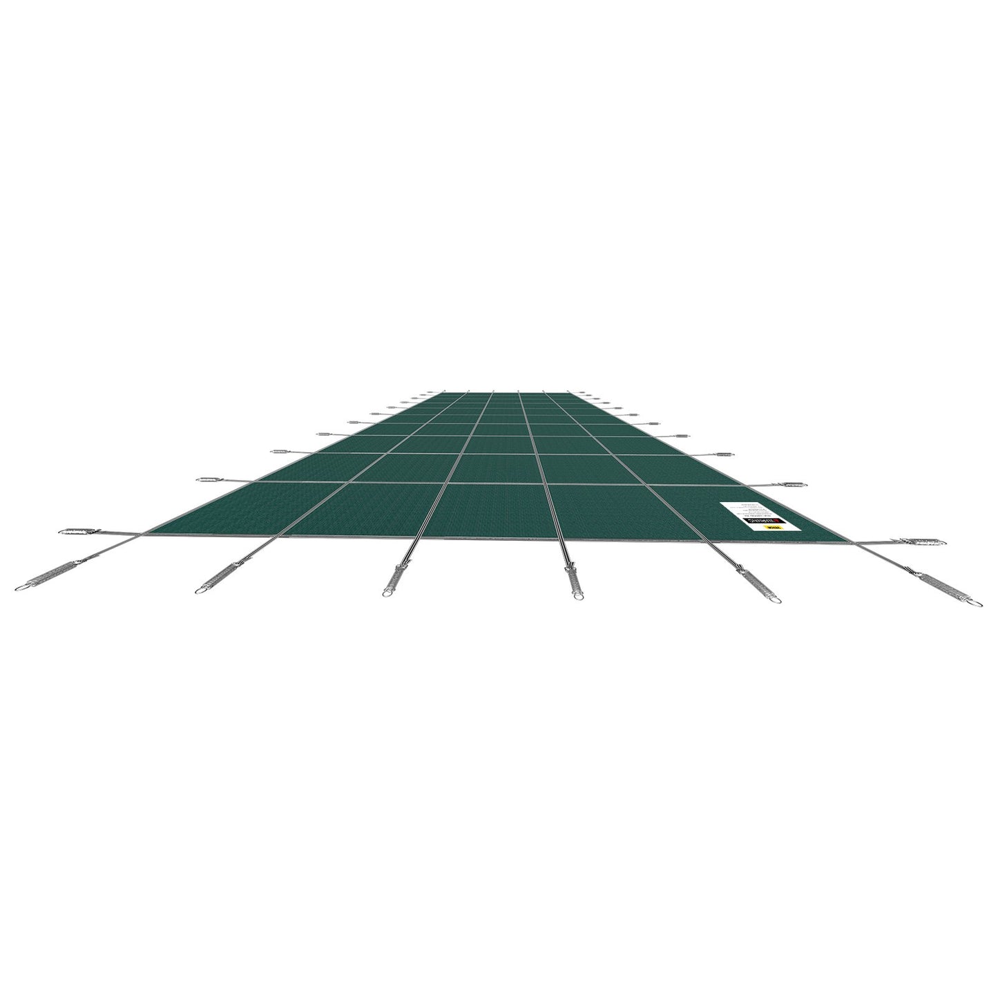 Poolskyddsskydd 18x38 ft, Inground Pool Cover Passar 16x36 ft Pool, Rektangel Inground Säkert Poolskydd Grönt nät Solid Pool Säkerhetsskydd för Pool Vintersäkerhetsöverdrag