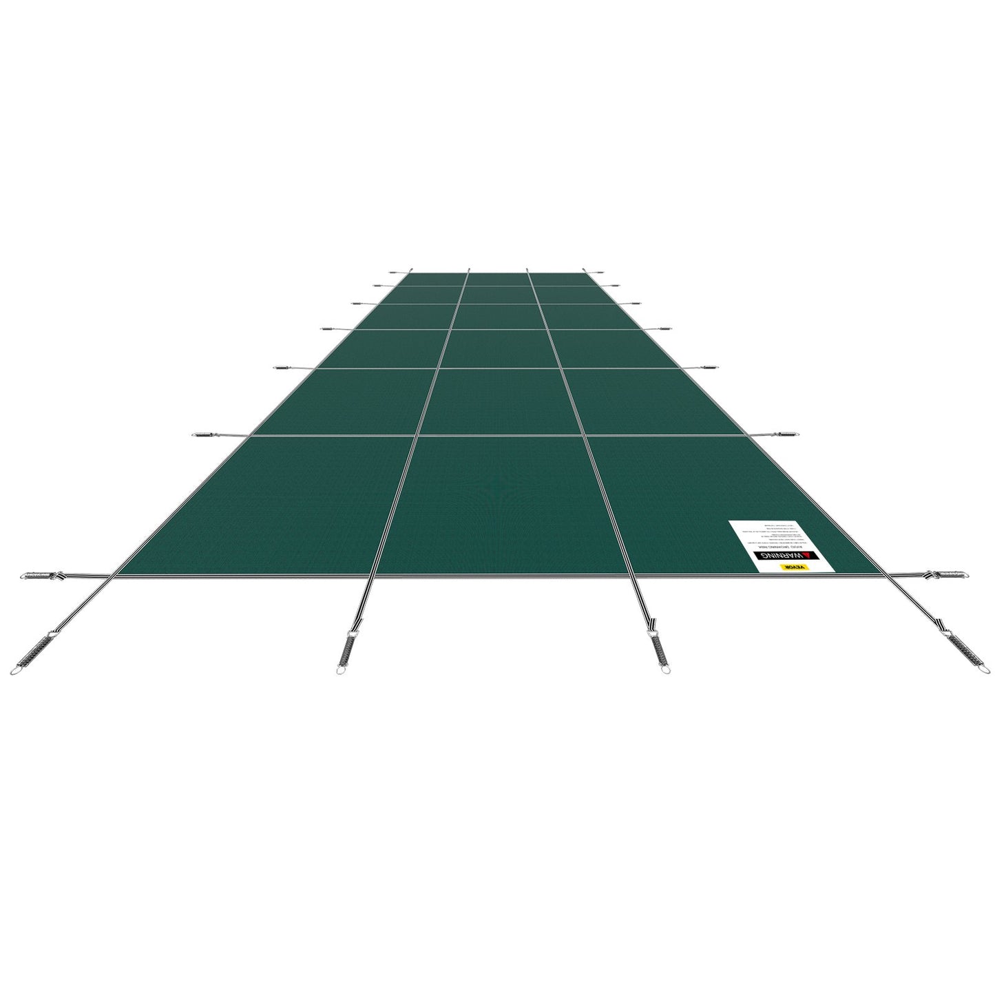 Pool Säkerhetsskydd Passar 20x40 fot rektangulära ingravda pooler, Säkerhetspoolskydd med dräneringshål, Mesh Solid Poolskydd för Pool, Vintersäkerhetsskydd, Grön