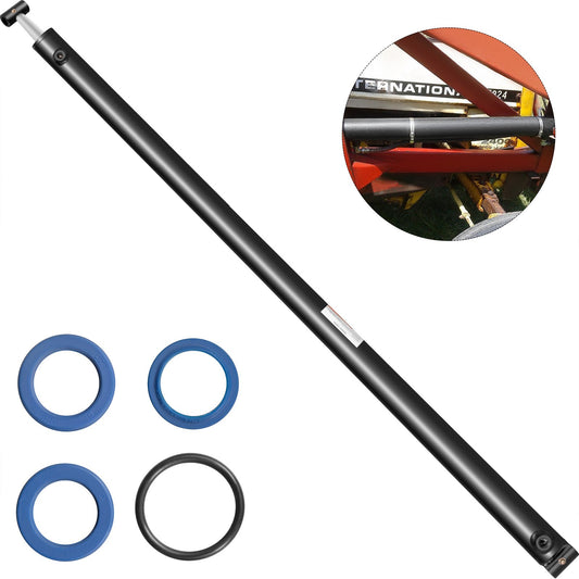 Hydraulcylinder 2\" borrning 36\" slag hydraulisk ramcylinder 3000psi hydraulcylindrar svetsade dubbelverkande korsrör SAE6 port hydraulisk lyftcylinder (2 X 36)