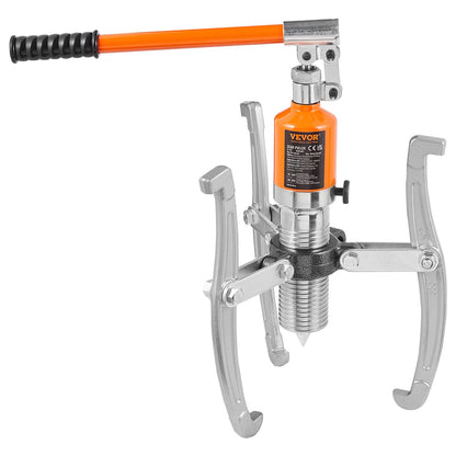 Hydraulic gear puller, 15 ton max capacity wheel bearing puller separator, 2 or 3 jaw puller, vertical and horizontal, 12" jaw hydraulic puller with case for puller hub