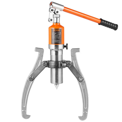 Hydraulic gear puller, 15 ton max capacity wheel bearing puller separator, 2 or 3 jaw puller, vertical and horizontal, 12" jaw hydraulic puller with case for puller hub