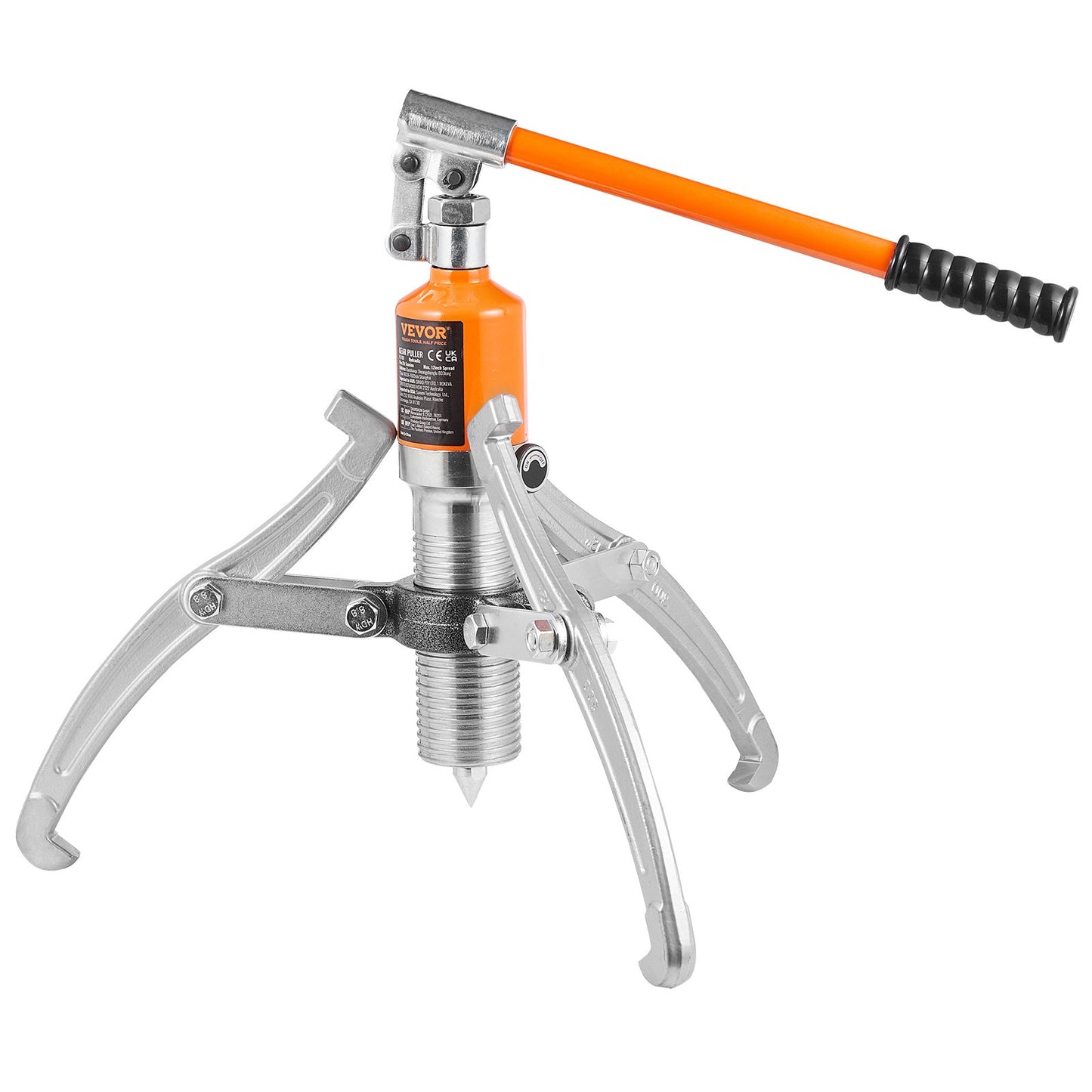 Hydraulic gear puller, 15 ton max capacity wheel bearing puller separator, 2 or 3 jaw puller, vertical and horizontal, 12" jaw hydraulic puller with case for puller hub