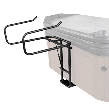 Hot Tub Cover Lift, Spa Cover Lift, Hydraulisk, Höjd 33,1" - 41,3" Bredd 53,1" - 92,5" Justerbar, installerad under på ena sidan, Lämplig för olika storlekar av badtunnor, Spa