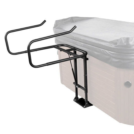 Hot Tub Cover Lift, Spa Cover Lift, Hydraulisk, Höjd 33,1" - 41,3" Bredd 53,1" - 92,5" Justerbar, installerad under på ena sidan, Lämplig för olika storlekar av badtunnor, Spa