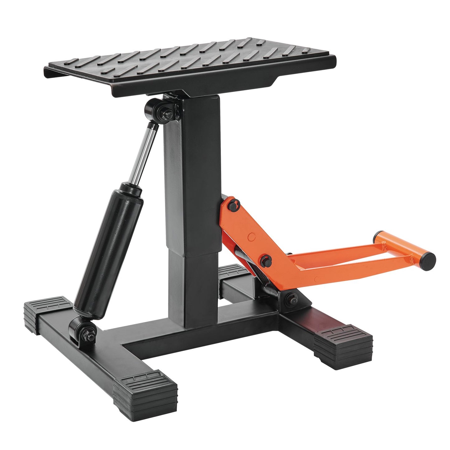 Dirt Bike Lift Stand, Motorcycle Jack Lift Stand 440 lbs Capacity and Hydraulic Lifting Function, Adjustable Height Lift Table, for Dirt Pit Bike Repair, Maintenance, Dirt Bike Accessories