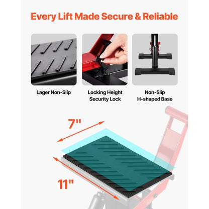 Liftstativ för Dirt Bike 440 LBS Justerbar hydraulisk domkraft för motorcykel |  EU