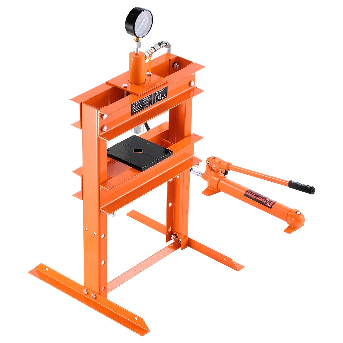 10 T Hydraulic Shop Press Hydraulic Press with press plate for bending