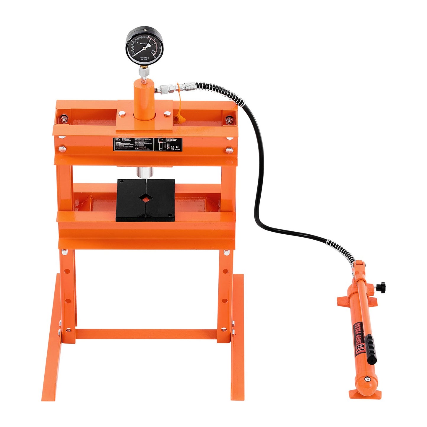 10 T Hydraulic Shop Press Hydraulic Press with press plate for bending