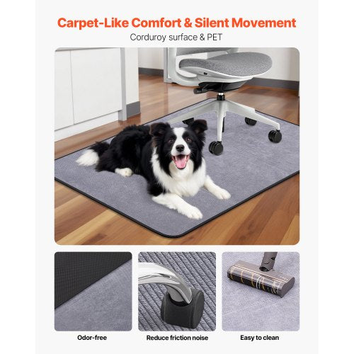 Stolsmatta 91 x 112 cm Kontorsstolsmatta för hårda golv Manchesteryta |  EU