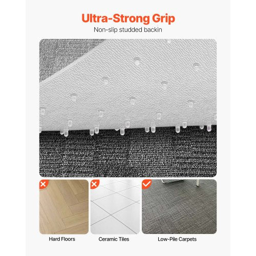 Stolsmatta 91 x 112 cm Kontorsstolsmatta för heltäckningsmattor Rektangulär |  EU