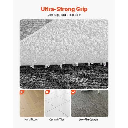 Stolsmatta 91 x 112 cm Kontorsstolsmatta för heltäckningsmattor Rektangulär |  EU