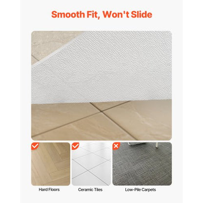 Stolsmatta 30 x 48 tum Transparent kontorsmatta för hårda golv Hem |  EU