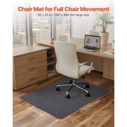 Stolsmatta 55 x 35 tum Kontorsstolsmatta för hårda golv Polyesteryta |  EU