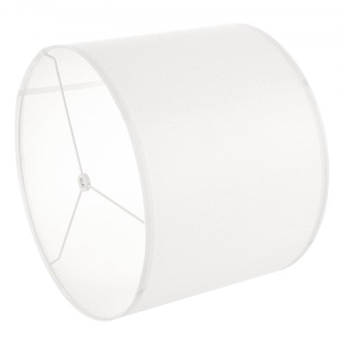 Trommel-Lampenschirme, 2er-Set, 33 x 33 x 25 cm, mittelgroßer runder Lampenschirm (Off-White) | EU