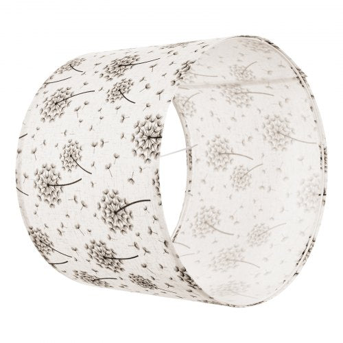 Lampskärmar Drum, 2-set, 33 x 33 x 25 cm (ljust maskrosmönster) |  EU