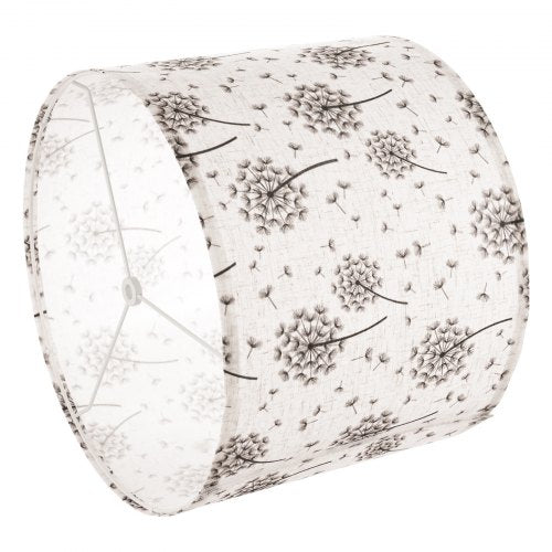 Lampskärmar Drum, 2-set, 33 x 33 x 25 cm (ljust maskrosmönster) |  EU