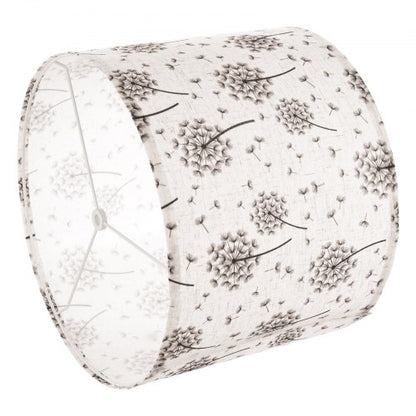 Lampskärmar Drum, 2-set, 33 x 33 x 25 cm (ljust maskrosmönster) |  EU
