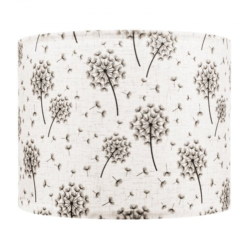 Lampskärmar Drum, 2-set, 33 x 33 x 25 cm (ljust maskrosmönster) |  EU