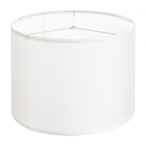 Trumlampskärm 33 x 33 x 25 cm mellanstor rund lampskärm (offwhite linne) |  EU