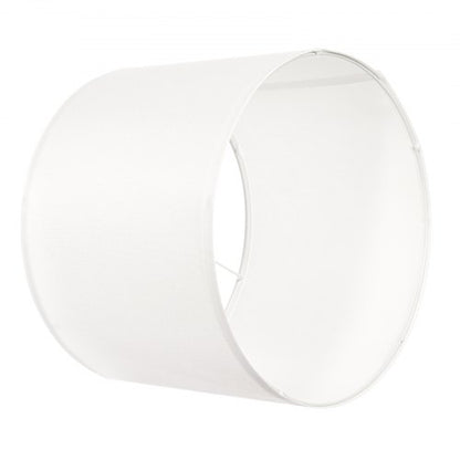 Trumlampskärm 33 x 33 x 25 cm mellanstor rund lampskärm (offwhite linne) |  EU